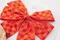 閃耀慶典蝴蝶結(Sparkling Festive Bow)｜紅色｜膚色｜新年｜裝飾｜緞帶用途｜春節｜優雅｜格子