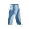 【22FW】 Recyancle 拼接造型牛仔寬褲 (藍)