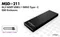 MSD-211 M.2 NGFF USB3.1 GEN2 Type-C SSD Enclosure