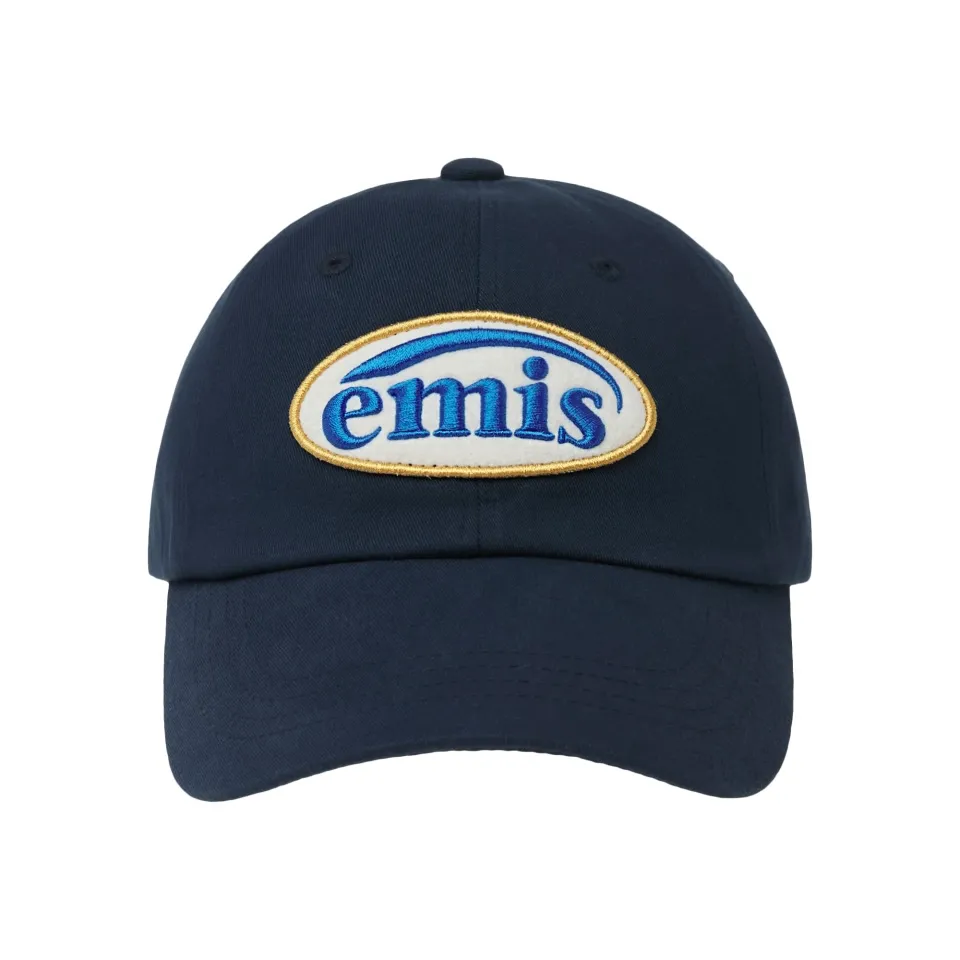 ☆EMIS\t☆ TONE ON TONE WAPPEN BALL CAPWHITE m1037_1334246 TONE ON TONE WAPPEN BALL CAP-BLACK - EMIS