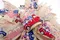 遊街歡慶蝴蝶結 (KF7513GC-13-183/Parade and celebrate Bow) ｜手作｜布置｜裝飾｜美國國慶｜美式｜拷克｜鐵絲邊