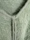 冬季祝福綁帶5釦長毛外套