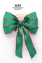 聖誕小精靈蝴蝶結(W743-10-A/Christmas Elf  Butterfly Bow) ｜手作｜布置｜綠色｜緞帶用途