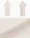 Slowand made －亞麻棉襯衫式洋裝：米白色
