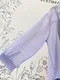 2件SET!透膚感後開衩襯衫+冰絲坑條吊帶洋裝_(2色:綠/紫)