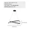 【鹿屋燈飾】DHJ-047-1~4 黑白兩色立體交叉流線調光吊燈｜LED 75W 100W 2.4G遙控調光調色｜遙控調光調色吊燈 餐廳吊燈 飯店大廳吊燈 中島吊燈 客廳吊燈