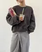 LINENNE－winter weldon sweatshirt (4color)