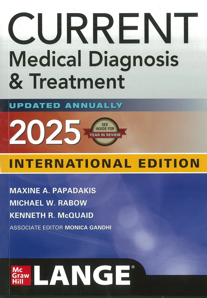 CURRENT Medical Diagnosis & Treatment 2025 (IE) CURRENT Medical Diagnosis & Treatment 2025 (IE)