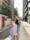 ✈浪漫敘事曲-韓國upup爆乳顯瘦洋裝(有胸墊不可拆) 灰色