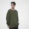 REPUTATION PRODUCTIONS CLASSIC SWEATER COTTON / D - SWEATSHIRTS .AW - 圓領衛衣大學TEE / 綠