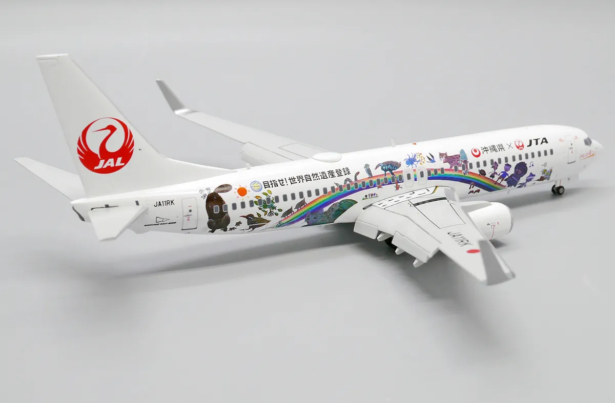 JC Wings 1/200 日本航空Japan TransOcean Air B737-800 JA11RK <沖繩>