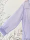 2件SET!透膚感後開衩襯衫+冰絲坑條吊帶洋裝_(3色:紫)