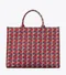 TORY BURCH SQUARE KNIT TOTE