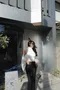 ✈雪莉天使-韓國柔軟毛顯身材高領背心+外罩 兩件套組