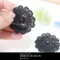 A1564-3 哥德蘿莉風黑色蕾絲雙層花 2入  (Lace Flower Décor)