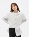 【23SS】韓國 古巴領雪紡長袖襯衫
