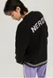 【21FW】 Nerdy 基本Logo針織上衣（黑）