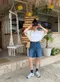 LINENNE－natural over half shirt (6color) 經典短袖襯衫！