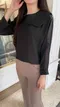 【預購】正韓 領格透視衫