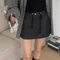 [femme] denim string skirt (2color)