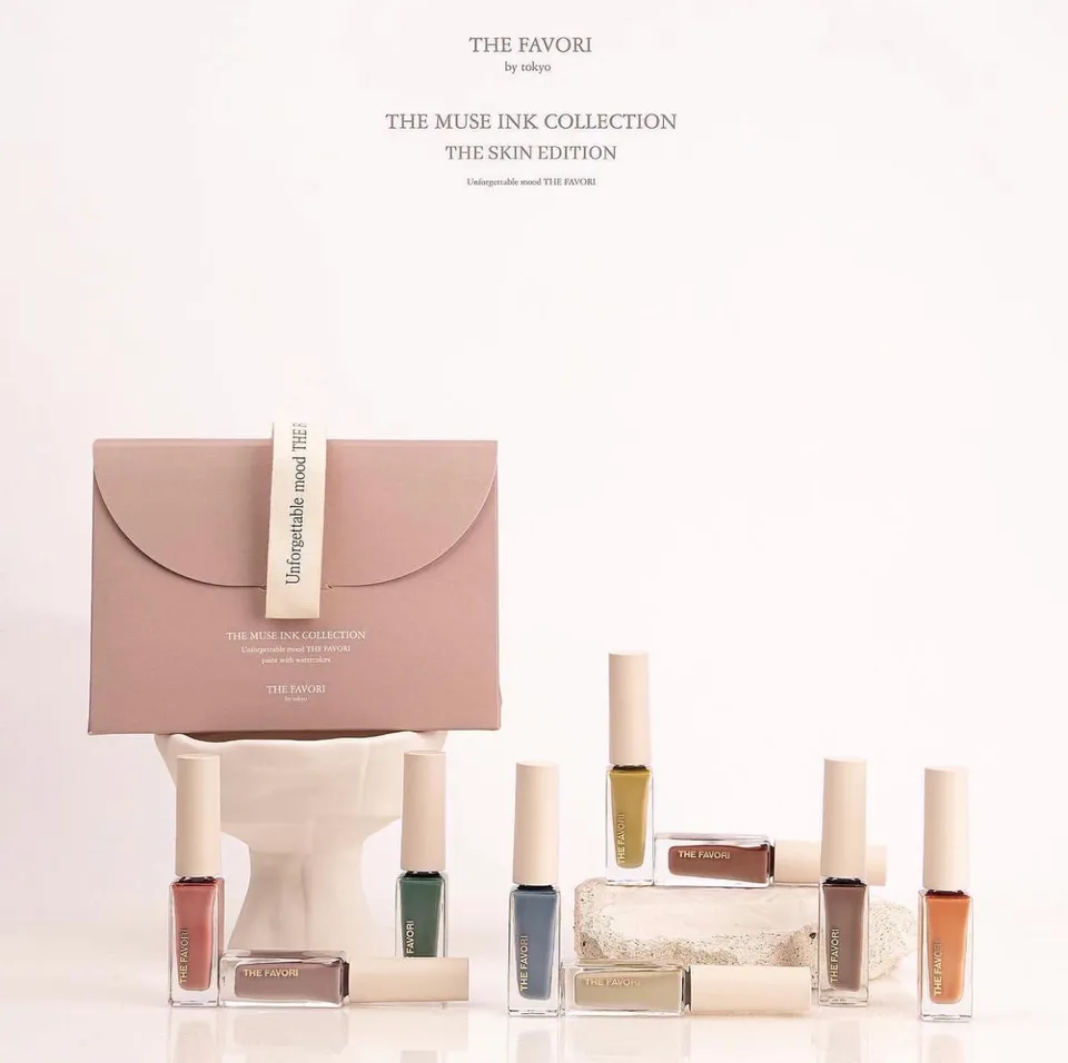 THE FAVORI X NUI LEPIDOS EDITION インクセット THE FAVORI 慕絲暈染液-NUI聯名Nature 11色