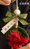DIY珍珠絲帶掛件-現貨商品/預購商品/玫瑰花/向日葵/非洲菊/仿真/動手作/扭扭棒/掛飾/吊飾/交換禮物