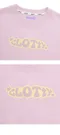 【22SS】 Clotty 字體Logo大學Tee（粉紅）