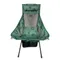 【OWL CAMP】印地安綠色圖騰高背椅 Green Indian totem high backed chair