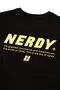 【22SS】 Nerdy 基本背後Logo短袖Tee(黑)