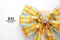 早晨的光蝴蝶結(PF111W-7/Morning Light Butterfly Bow) ｜手作｜布置｜黃色｜緞帶用途