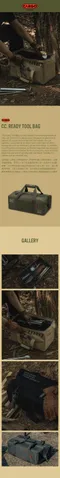 [ CARGO ]  工業風工具收納袋-灰色/軍綠/黑色/沙色 │四色 裝備袋 工具袋  工業風 摺疊收納箱 露營裝備