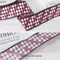 KC7669GJ-53 拷克鐵絲邊滿版愛心亮蔥緞帶 38mm  (KC7669GJ-53 Glitter Hearts Wired Ribbon -38mm )