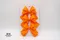 柑橘樂園蝴蝶結(K1750-361/Citrus Garden Bow) ｜格子｜橘色｜手作｜布置｜春天｜緞帶用途｜髮飾｜萬聖節
