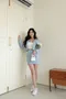 ✈克莉絲汀小千金-韓國質感珍珠釦小香外套(有墊肩)+短裙