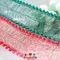 TR316 鐵絲雙邊毛球中亮蔥簍空緞帶 38mm  (TR316  ROPE 38mm )