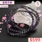 🌸貞緣水晶飾品🌸AB025堇青三圈手鍊4+mm/三圈