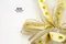 圓點金蝴蝶結 (W186-1/Polka Dot Gold Butterfly Bow) ｜手作｜布置｜聖誕｜緞帶用途