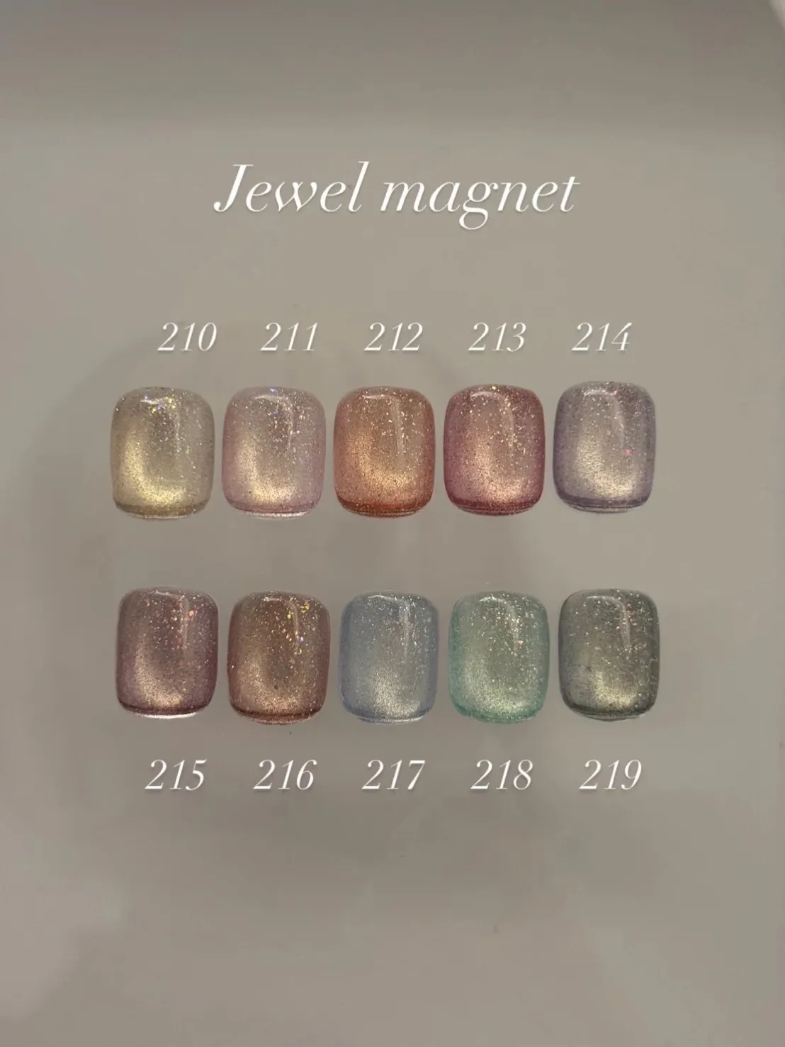 enoi 貓眼凝膠Jewel magnet MG210-MG219 單品/套組