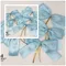 BW015水藍色絲綢緞面蝴蝶結(BW015-Aqua blue silk satin bow)