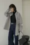 unisex霧釦挺襯衫-三色