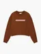 【24FW】Covernat 拚色LOGO大學TEE(褐)
