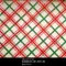 KC8152-13A 紅綠亮蔥格紋透感布料 一碼 (KC8152-13A Sheer with Red/Green Diamond Fabric)