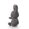 【BON TON TOYS】Miffy 米飛兔燈芯絨鑰匙圈 (灰色) 10cm