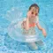 泳圈-INS透明亮片貝殼坐圈、泳圈