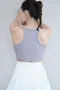 Dynamic 削肩螺紋 Bra Top | 3色
