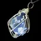 超光澳洲閃電嶺蛋白石原礦925銀墜 9.08 ct