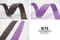 K1426-15 三條跳線簡約緞帶15MM  (K1426-15 Metallic Stitching Lines Satin Ribbon 15MM )