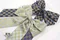 經典棋盤蝴蝶結 (Classic Checkerboard Bow)｜紳士藍｜典雅灰｜頭飾｜裝飾｜緞帶用途｜萬聖節｜典雅｜格子