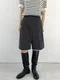 LINENNE－bermuda formal slacks (2color)：五分西裝短褲 Restock！