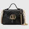 GUCCI 皮革迷你手提包 GG MARMONT MINI-HENKELTASCHE (預購)